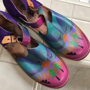 Artist-designed hand-painted/crafted shoes